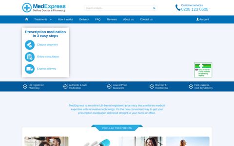 MedExpress - UK Online Pharmacy - Over 500,000 Customers