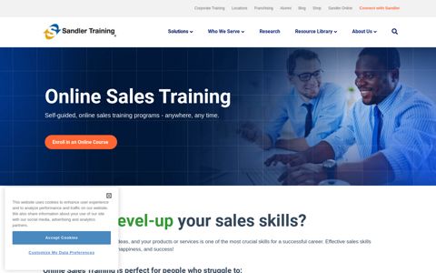 Online Sales Training Programs by Sandler Training
