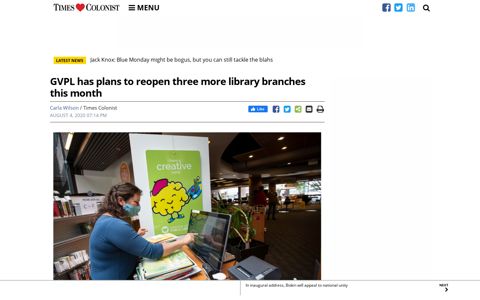 GVPL has plans to reopen three more library branches this ...