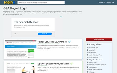 G&a Payroll Login - Loginii.com