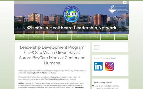 Leadership Development Program (LDP) Site Visit in Green ...