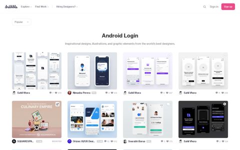 Android Login designs, themes, templates and downloadable ...