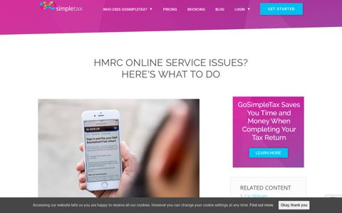 HMRC Online Service Issues? Here's What to Do | GST