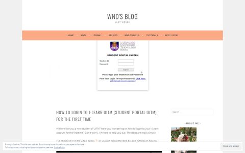 How To Login to i-Learn UiTM (Student Portal UiTM) for the ...