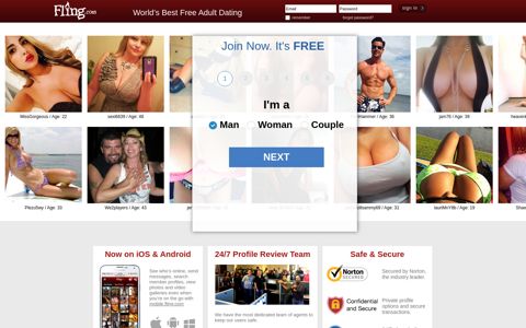 Fling - World's Best Free Casual Personals. Sexy Online Dating!