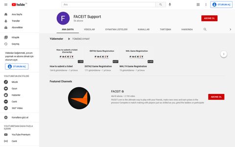 FACEIT Support - YouTube
