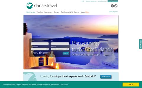 Plan your trip to the Greek islands | danae.gr