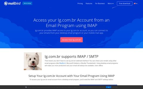 Access your Ig.com.br email with IMAP - December 2020