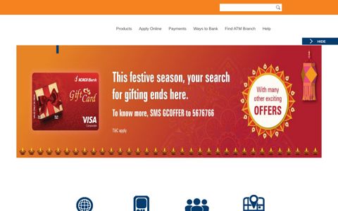 Gift Card | Prepaid Gift Cards India | Online ICICI Bank Gift Card