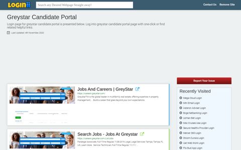Greystar Candidate Portal - Loginii.com