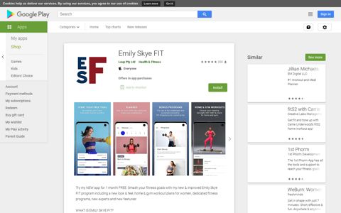 Emily Skye FIT - Apps on Google Play
