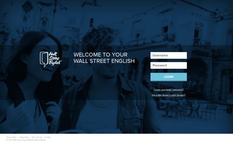 Wall Street English: Log in to the Student & Staff Portal