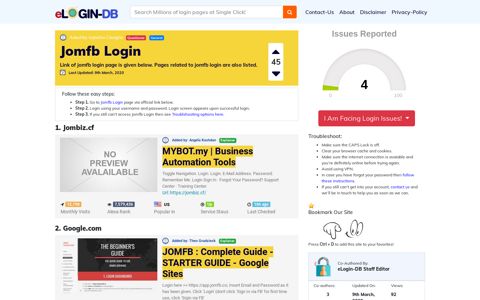 Jomfb Login - A database full of login pages from all over the ...