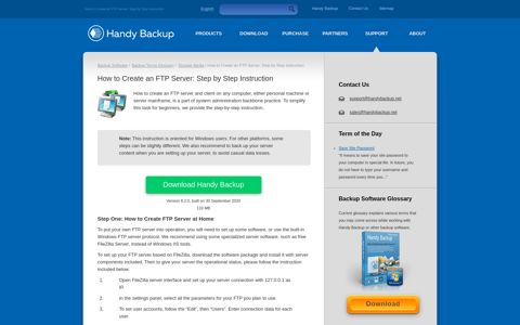 How to Create FTP Server for Free - Handy Backup