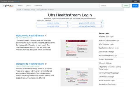 Uhs Healthstream Login - LoginFacts