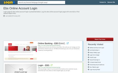 Ebs Online Account Login - Loginii.com