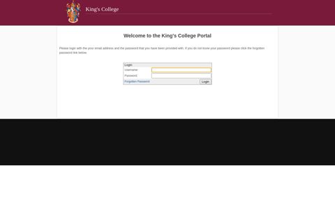 King's College Parent Portal - Welcome to the King's College ...