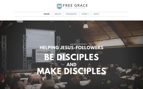 Free Grace Bible College | Home
