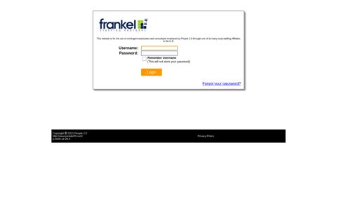 Frankel Staffing Portals - People 2.0