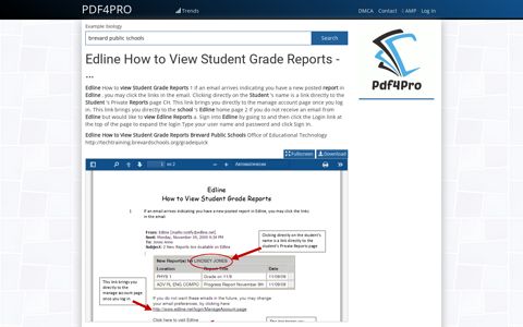 Edline How to View Student Grade Reports - PDF4PRO