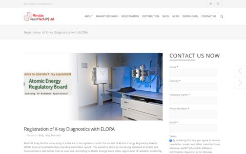 Registration of X-ray Diagnostics with ELORA | Morulaa