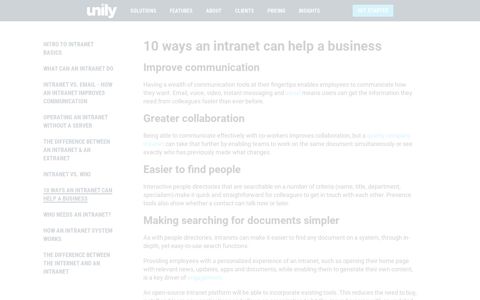 How Can An Intranet Help A Business? 10 Key Benefits For ...