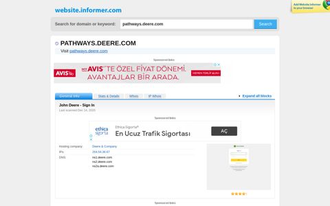pathways.deere.com at WI. John Deere - Sign In
