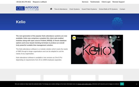 Kelio – Autoclock Systems LTD
