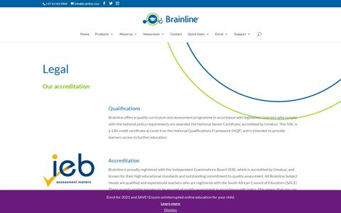 IEB Online School | Distance Education Institution | Brainline