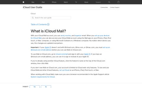 What is iCloud Mail? - Apple Support