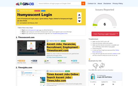 Itsmyascent Login - A database full of login pages from all ...