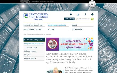 Dolly Parton's Imagination Library of Knox County | Knox ...