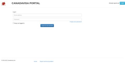 Canadavisa Express Entry Portal