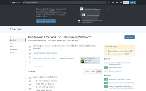 How to Mine Ether and use Ethereum on Windows ...