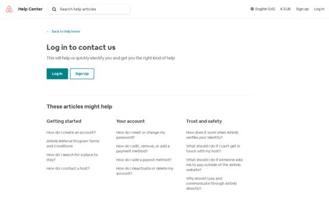 Contact us | Airbnb Help Center