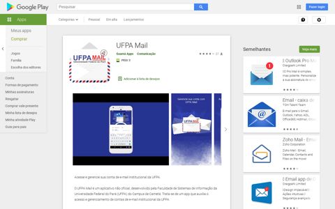 UFPA Mail – Apps no Google Play