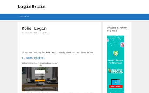 kbhs login - LoginBrain