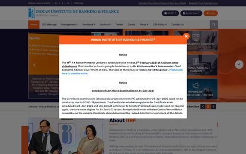 Indian Institute of Banking & Finance (IIBF)