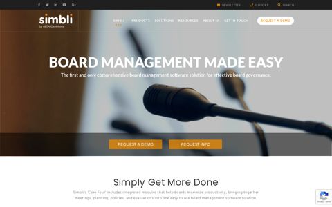Simbli Board Management Software - eBOARDsolutions