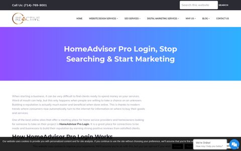 Homeadvisor Pro Login? Stop The Madness, Market Yourself