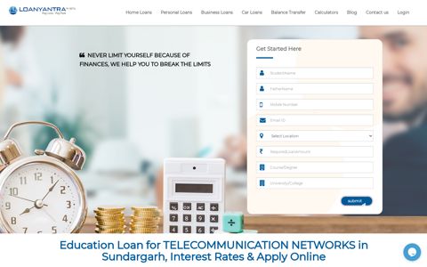 Education Loan for TELECOMMUNICATION NETWORKS in ...