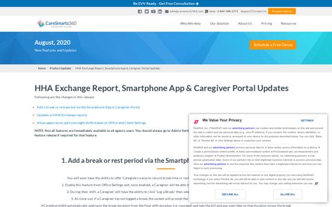 HHA Exchange Report, Smartphone App & Caregiver Portal ...