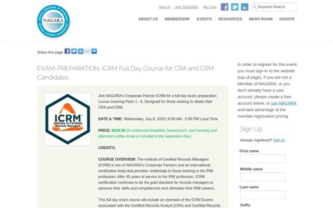EXAM-PREPARATION: ICRM Full Day Course for CRA and ...