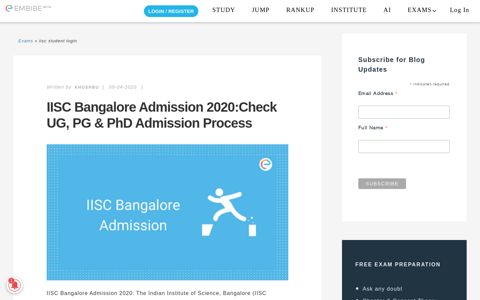 iisc student login Archives - Embibe Exams
