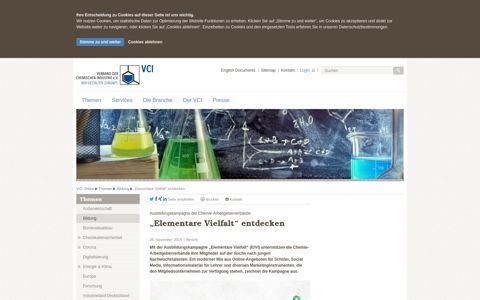 „Elementare Vielfalt“ entdecken - Verband der Chemischen ...