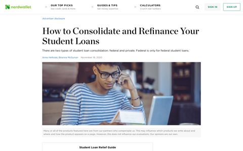 How to Consolidate Your Student Loans - NerdWallet