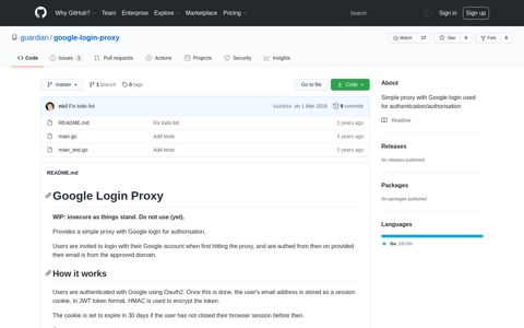 guardian/google-login-proxy: Simple proxy with ... - GitHub