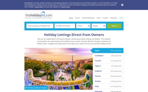 TheHolidayLet: Holiday Lettings Direct from Owners