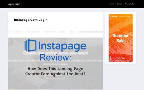 Instapage.Com Login (Updated 2019) - Appz Bizz