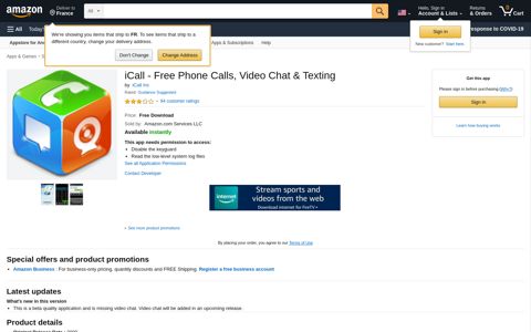 iCall - Free Phone Calls, Video Chat & Texting ... - Amazon.com